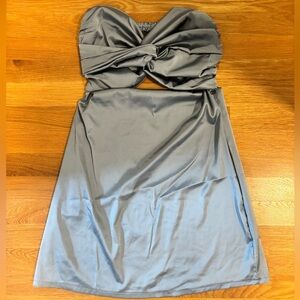 Strapless Silk Dress